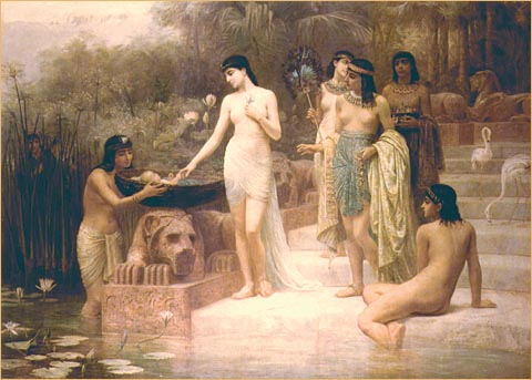 'The Finding of Moses', by Edwin Long