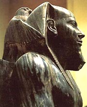 Horus protecting Pharaoh Khafre