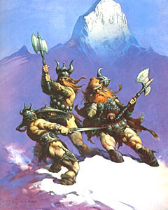 'Snow Giants' � Frank Frazetta. Click here to purchase.